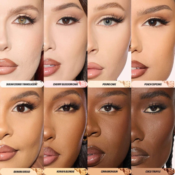 HUDA BEAUTY - Easy Bake Airbrush Matte Pressed Setting Powder - Banana Bread