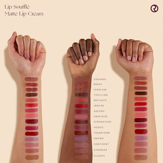 RARE BEAUTY Lip Soufflé Matte Cream Lipstick Brave.